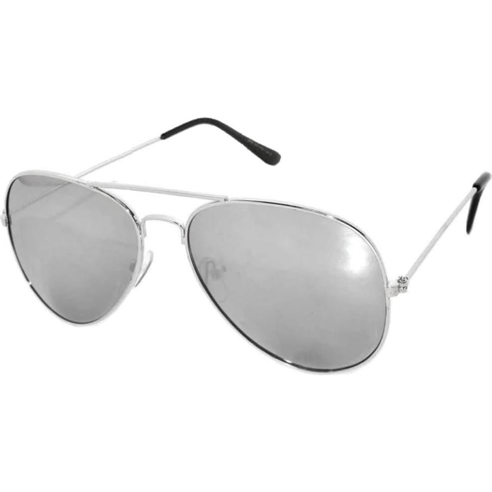 Paquete de 12 Gafas de Sol Aviador UV400 con Lentes Espejados