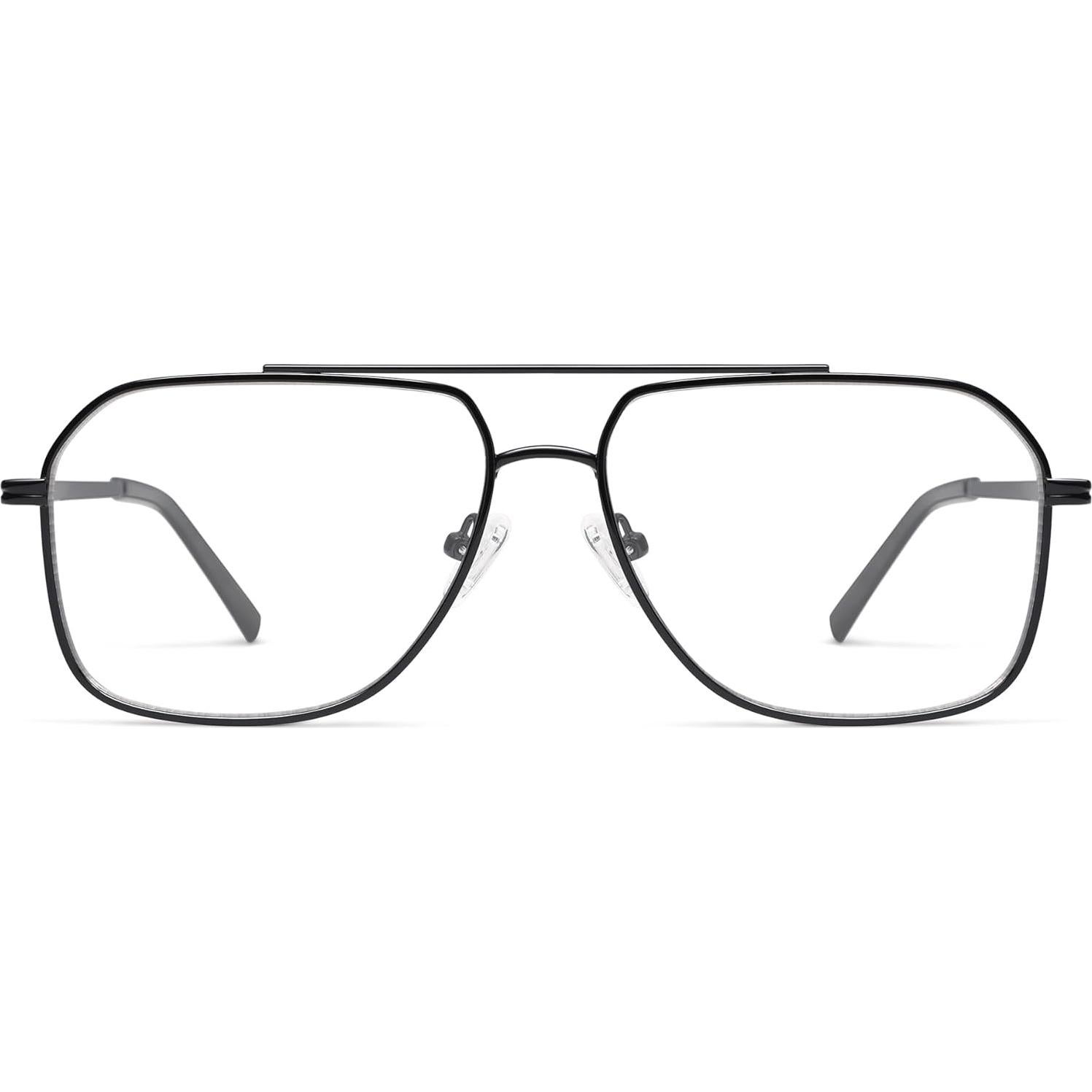 Gafas de Lectura AMOMOMA Retro con Luz Azul 57mm