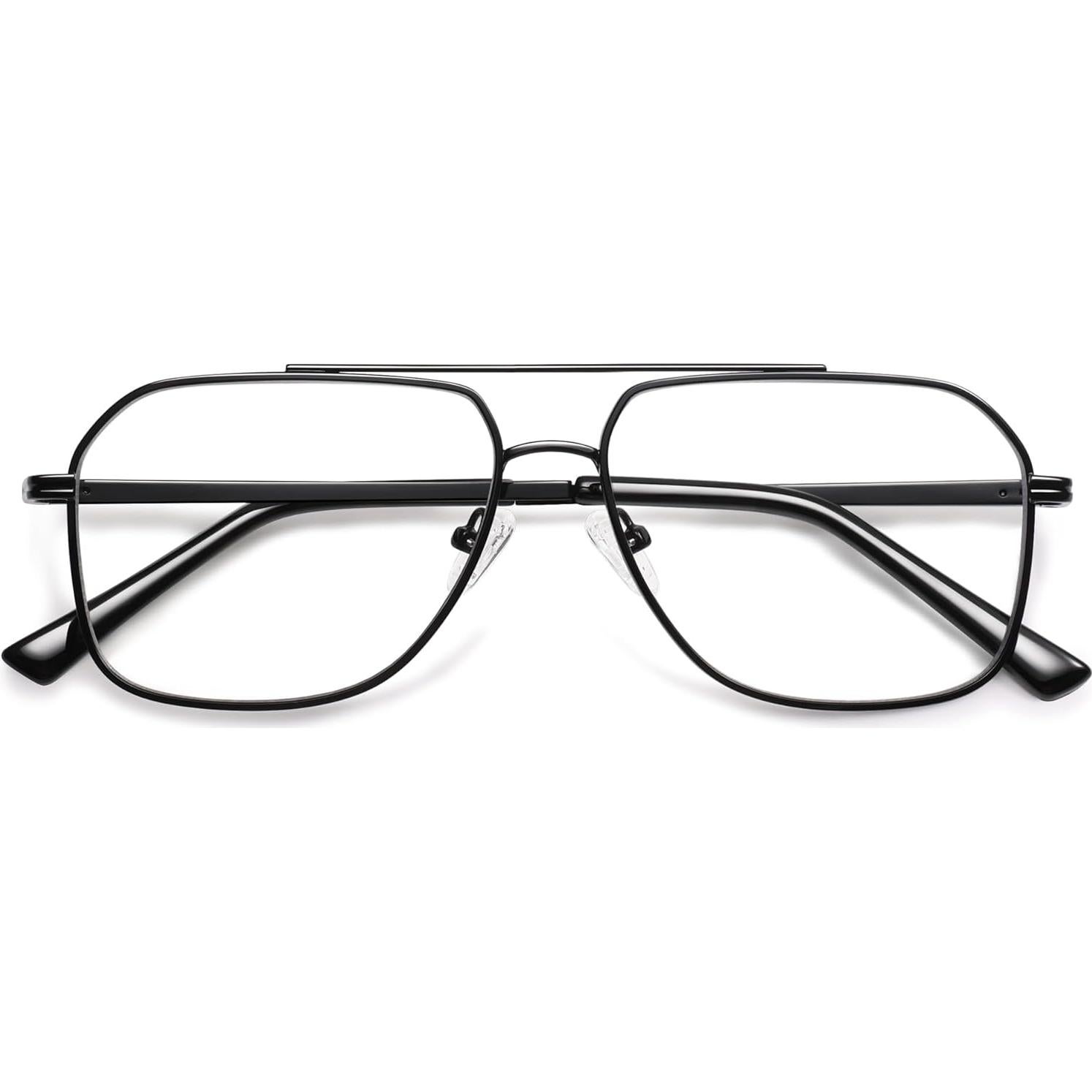 Gafas de Lectura AMOMOMA Retro con Luz Azul 57mm