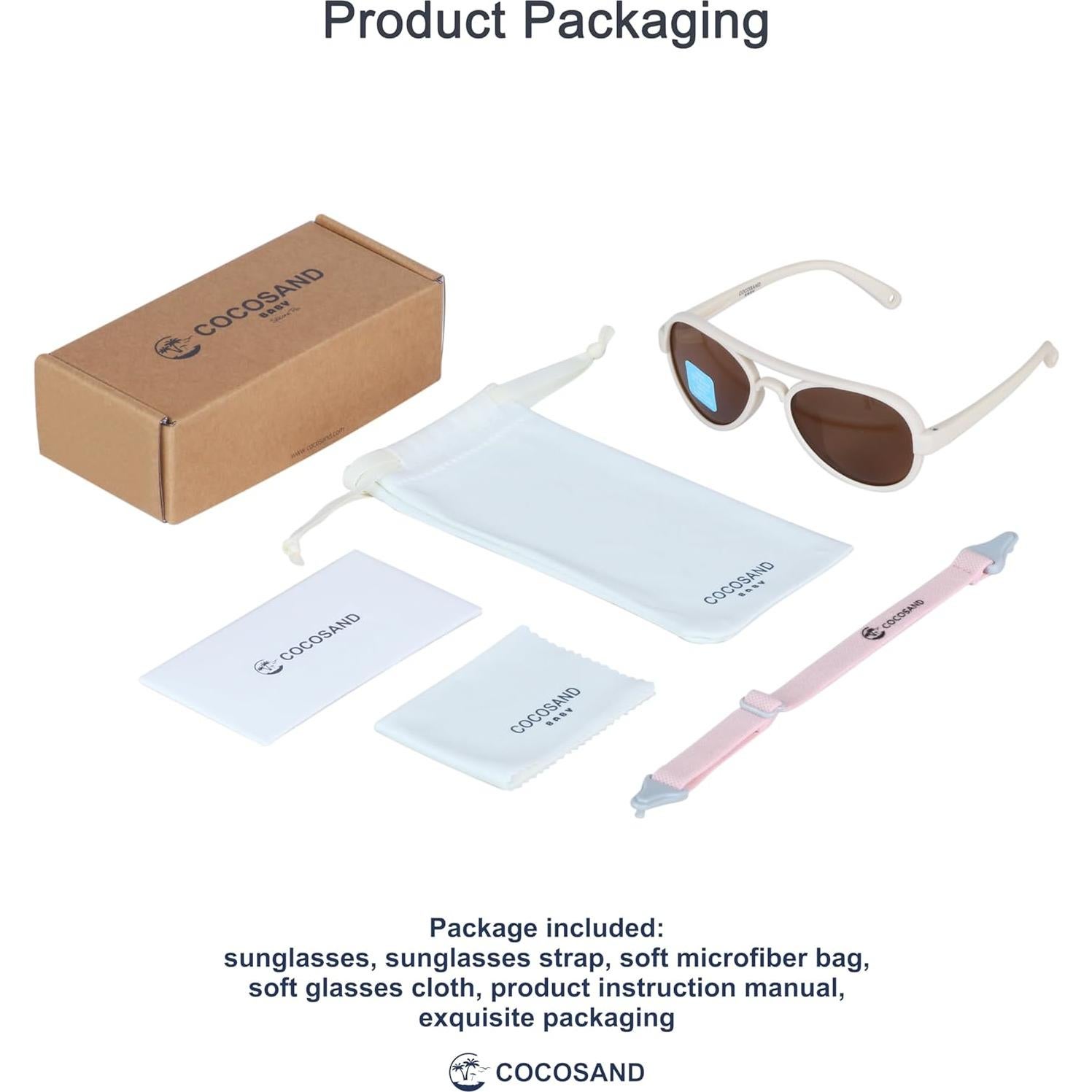 Gafas de sol COCOSAND para bebés 0-2 años polarizadas