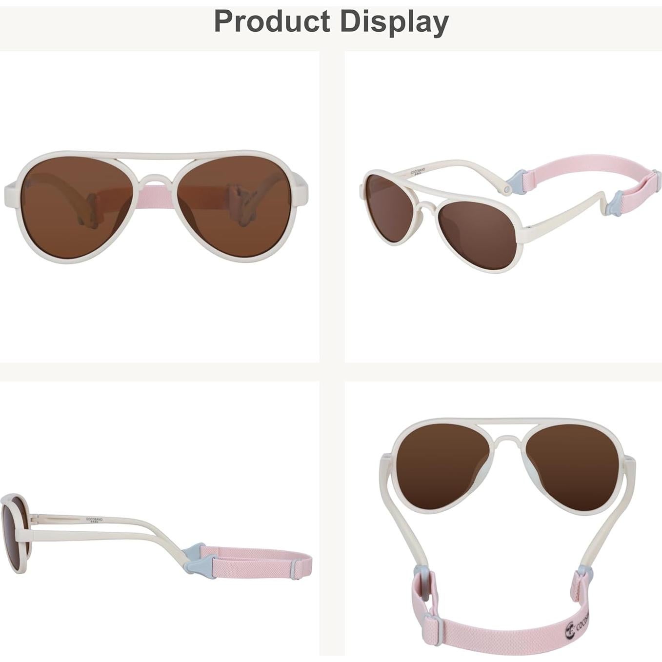 Gafas de sol COCOSAND para bebés 0-2 años polarizadas