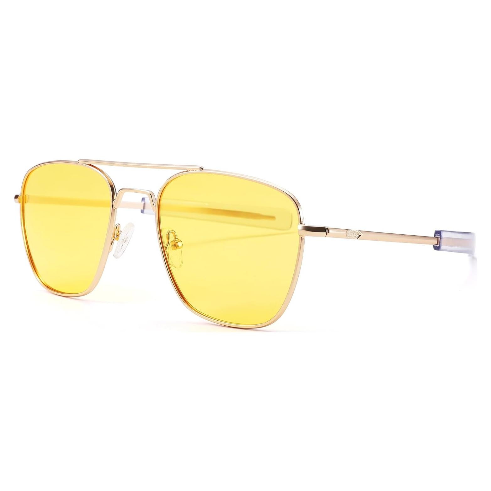 Gafas de sol Pro Acme aviador polarizadas UV400 doradas
