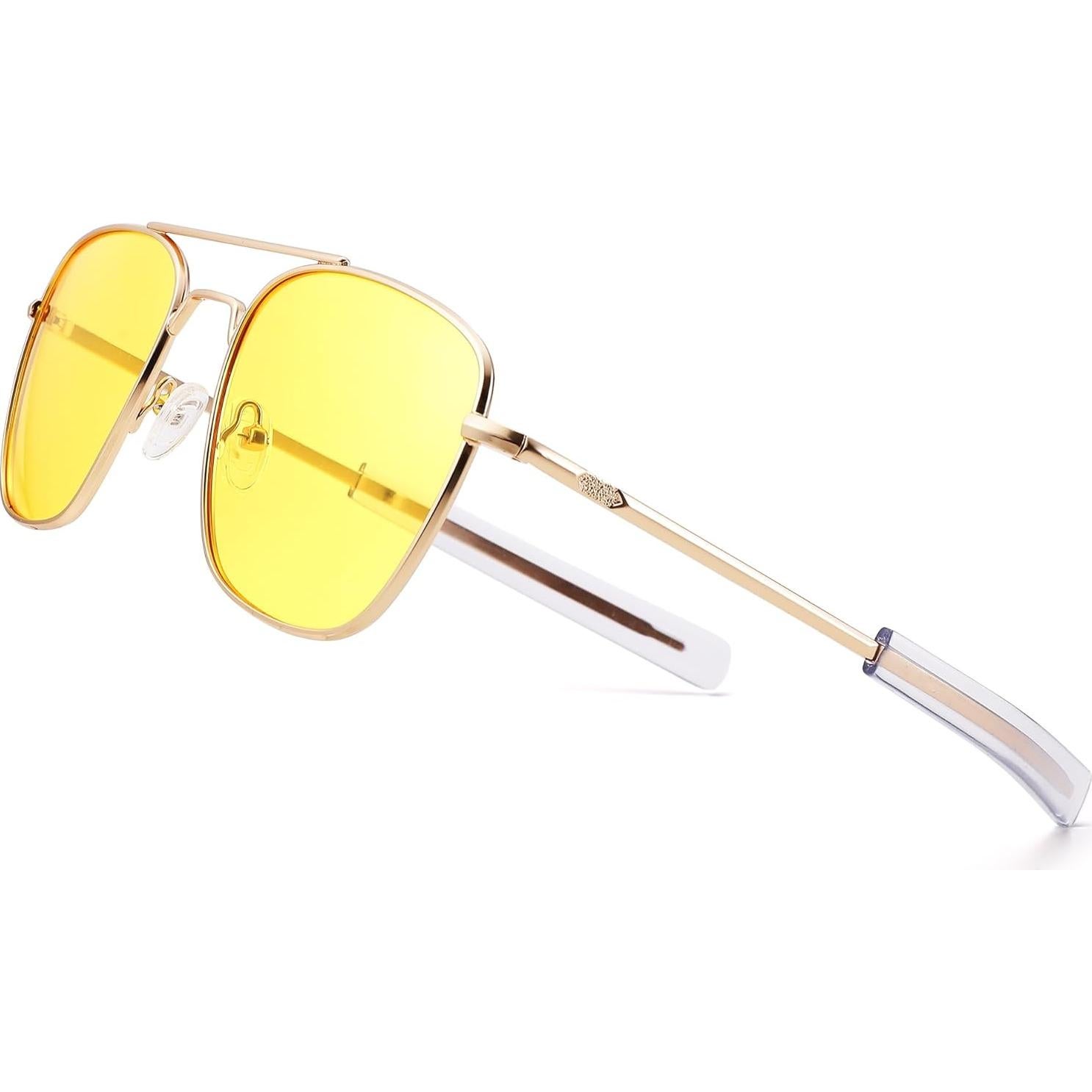 Gafas de sol Pro Acme aviador polarizadas UV400 doradas