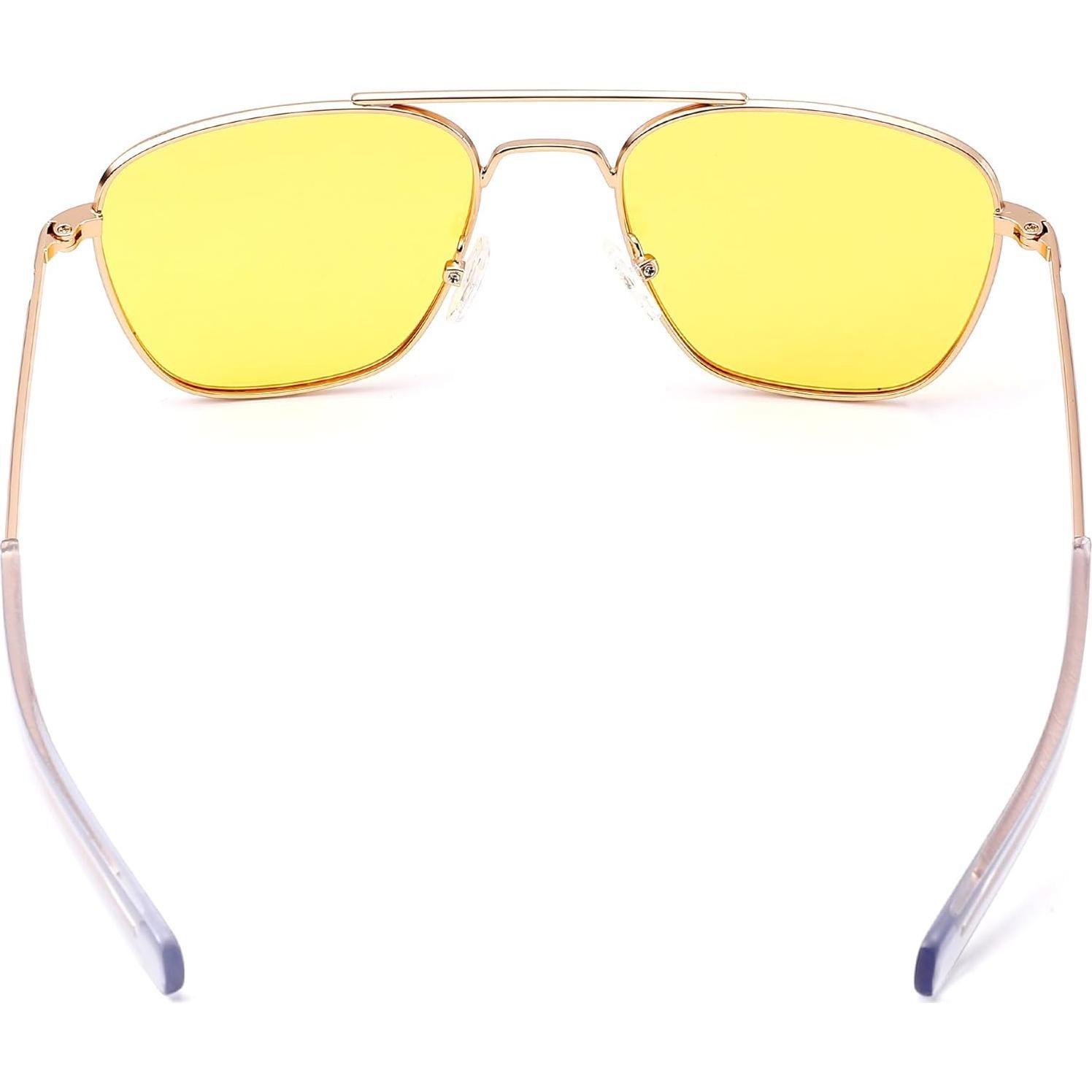 Gafas de sol Pro Acme aviador polarizadas UV400 doradas