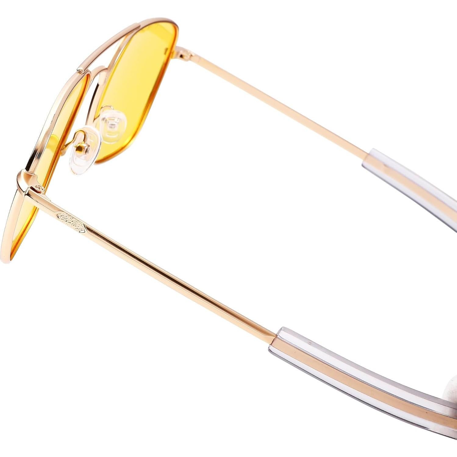 Gafas de sol Pro Acme aviador polarizadas UV400 doradas