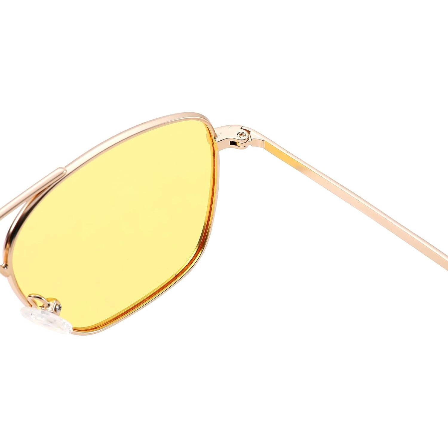 Gafas de sol Pro Acme aviador polarizadas UV400 doradas