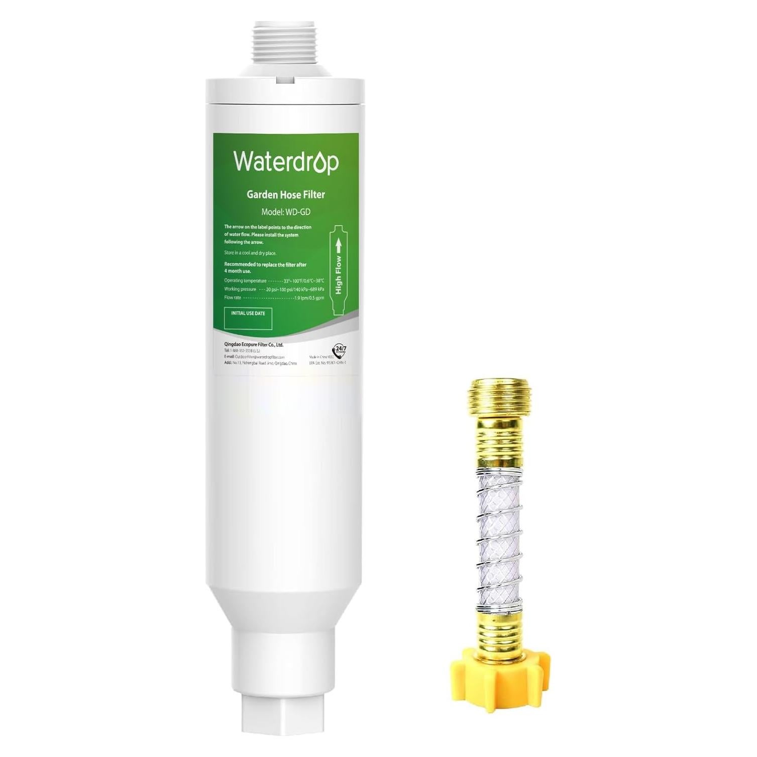 Filtro de agua para manguera Waterdrop WD-GD+S 0.64 kg