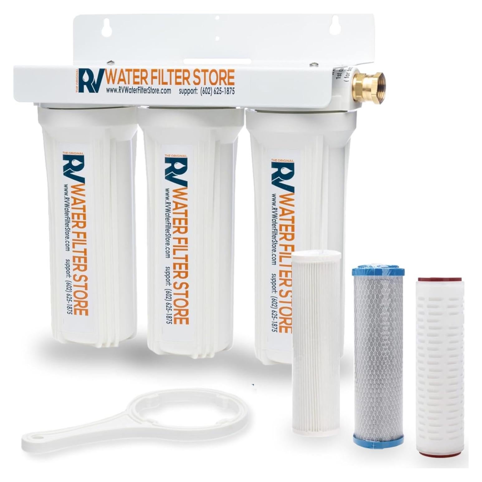 Sistema de Filtración de Agua 3 Etapas Tienda RV - Virus Hero