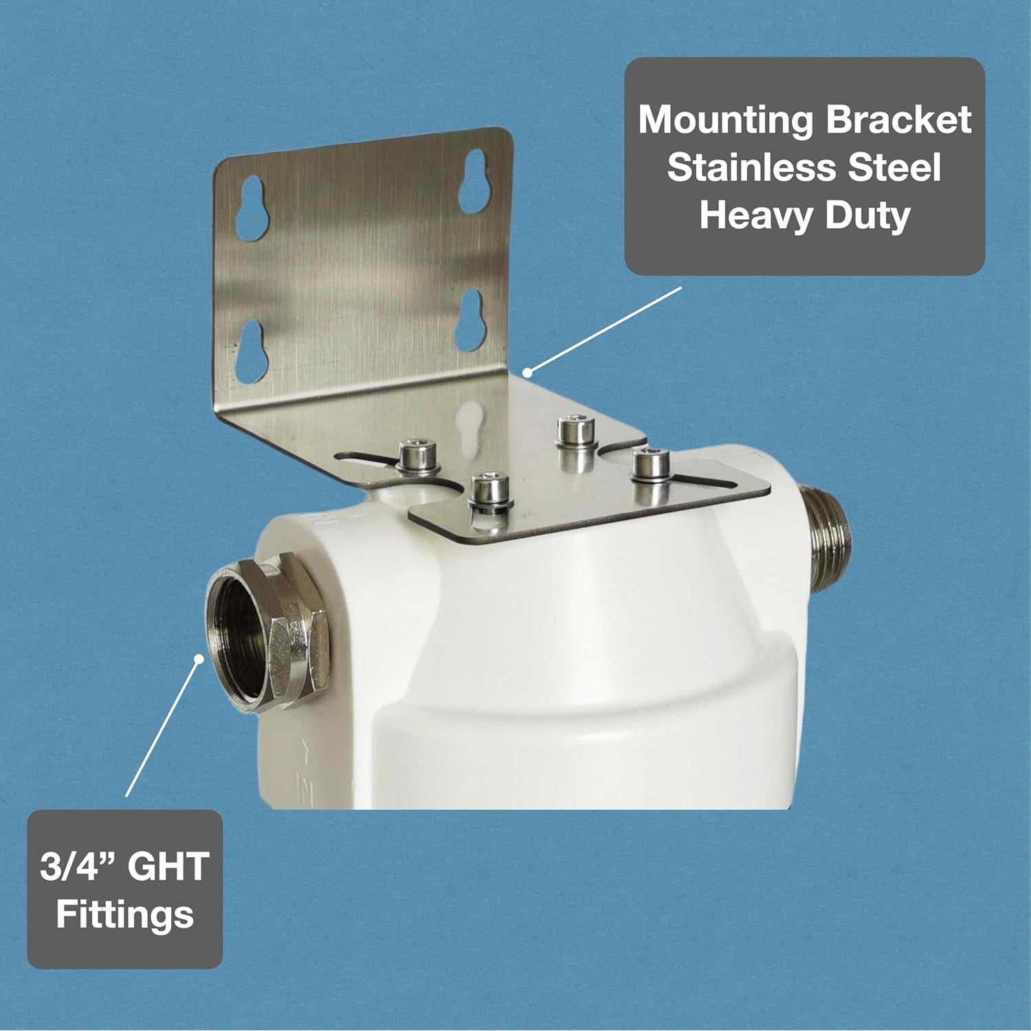 Filtro de Agua Uni X1 VerterPure con Carbón Activado 10"