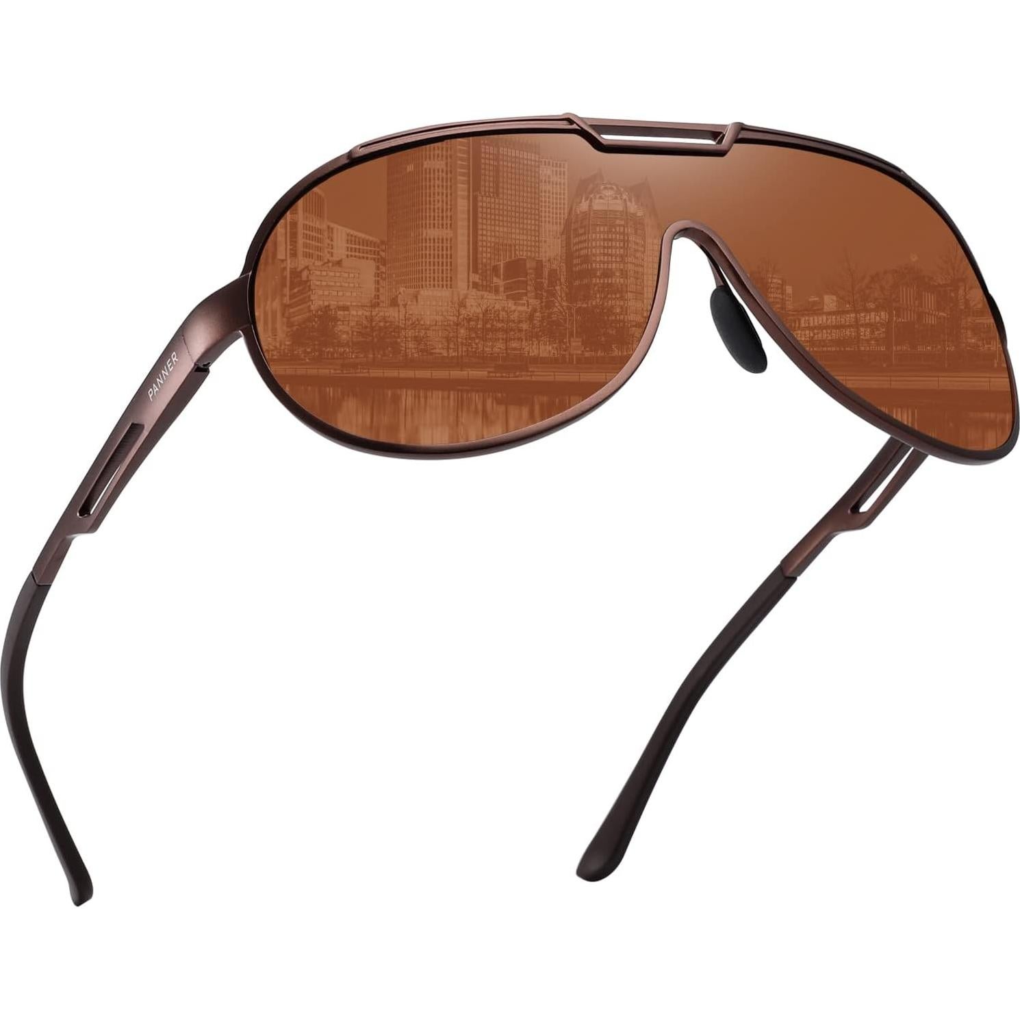 Gafas de sol TEAPLMTT aviador polarizadas para hombres