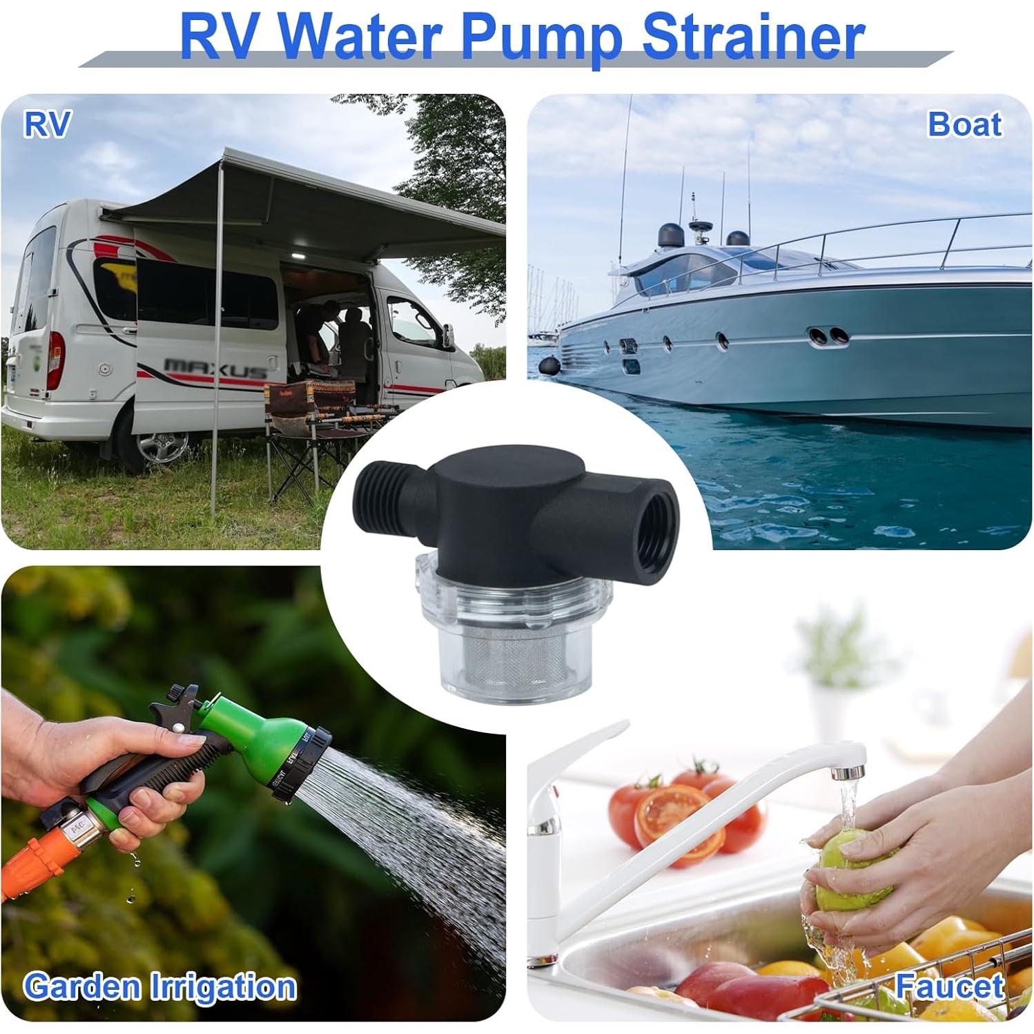 Filtro de Bomba de Agua EINDER 1/2" NPSM Estrangulador 2-Pack