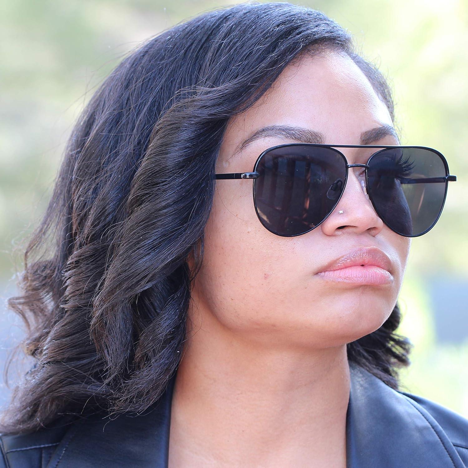 Gafas de Sol Aviador Metal Lente Espejo Coloridas