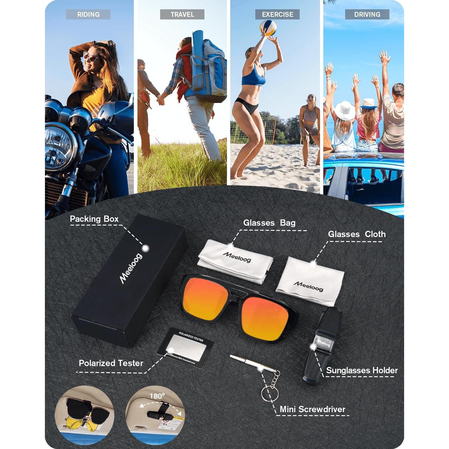 Gafas de Sol Polarizadas Meeloog MST0081 Unisex Aviador