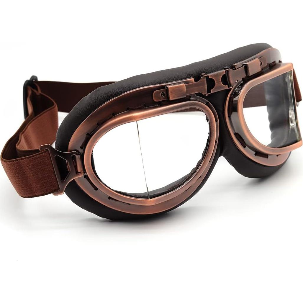 Gafas de piloto vintage Kucehiup UV protección ligera
