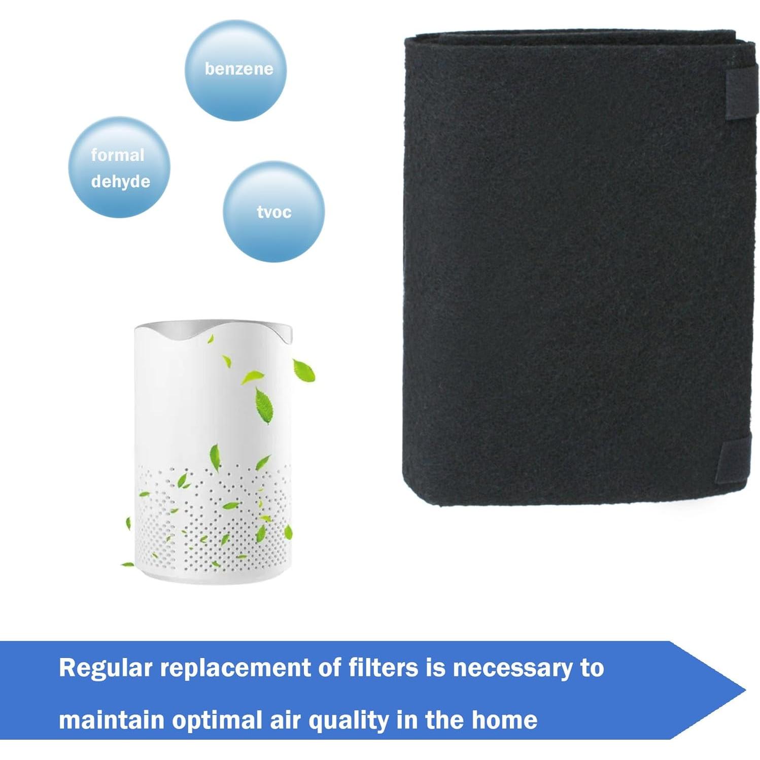 Filtro de Carbono Activado Cortar para Ajustar Tokdoot 40x122 cm