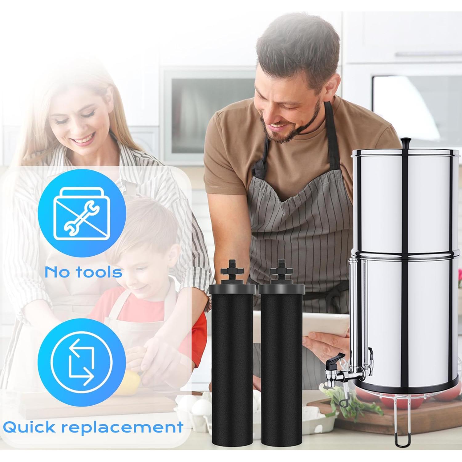 Filtro de Agua IT'S PURE EXPERT para Berkey BB9-2, Paquete de 2