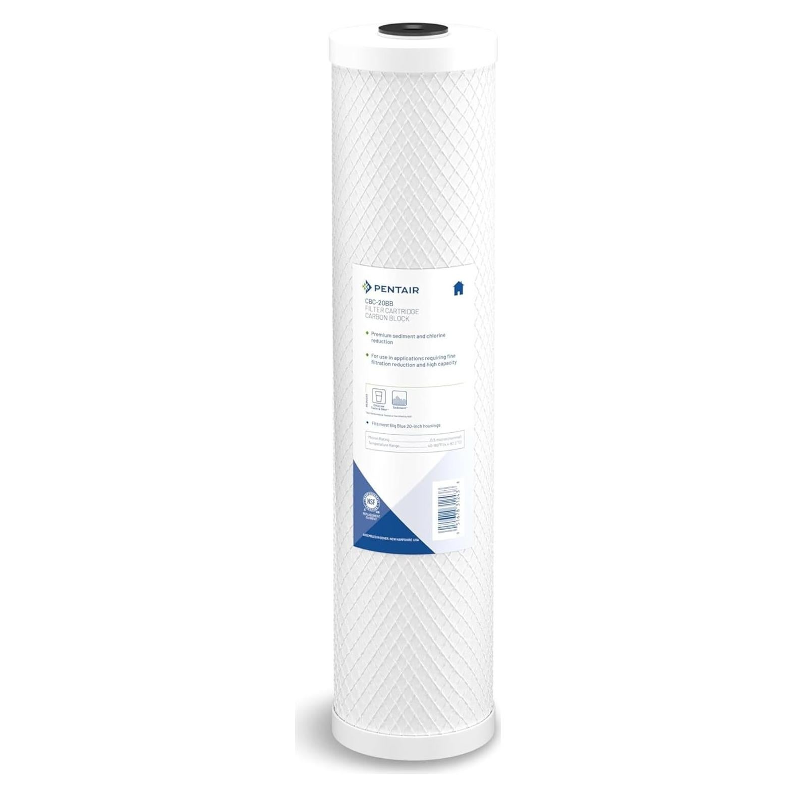 Filtro de Agua Pentair Pentek CBC-20BB Big Blue 20" x 4.5"