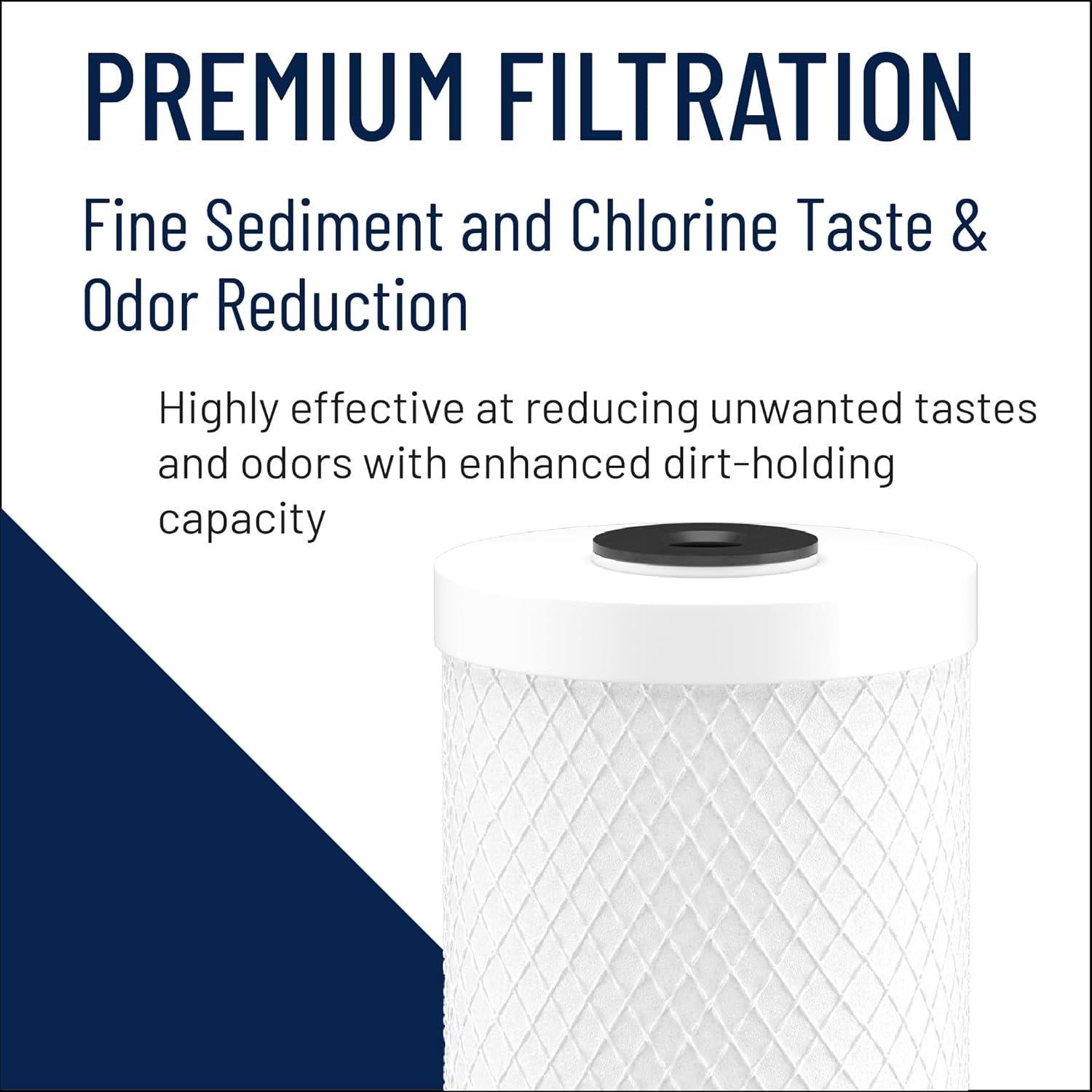 Filtro de Agua Pentair Pentek CBC-20BB Big Blue 20" x 4.5"