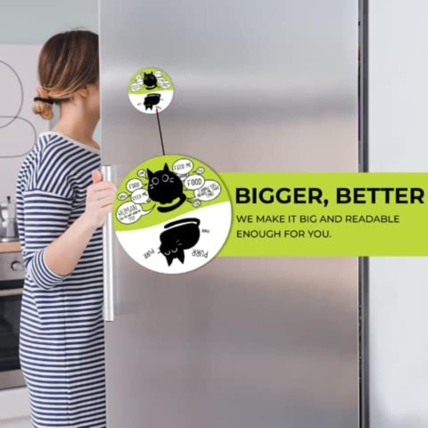 Imán Gótico para Alimentar Gato - Bazaar Encounters