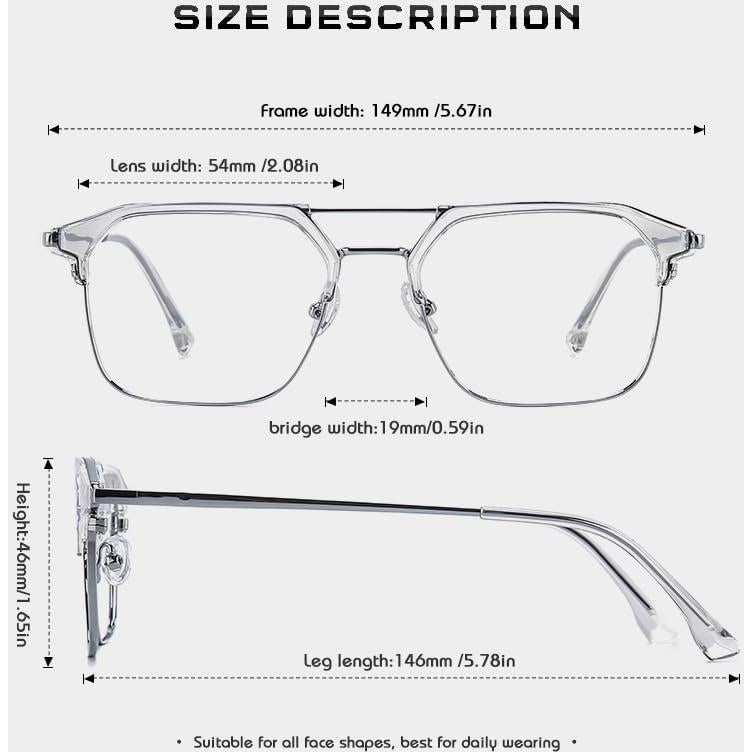 Gafas de Luz Azul PRIVOZA con Protección UV400 y Comodidad