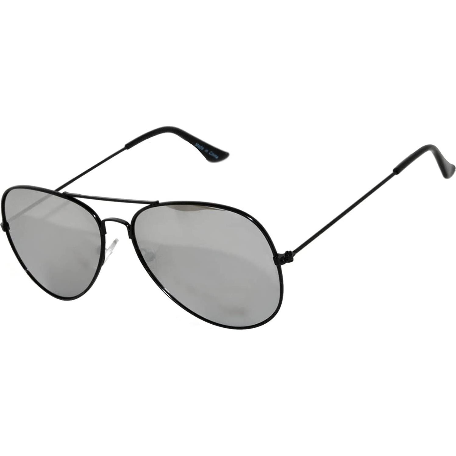 Gafas de sol aviador OWL Espejo negro 50mm Unisex