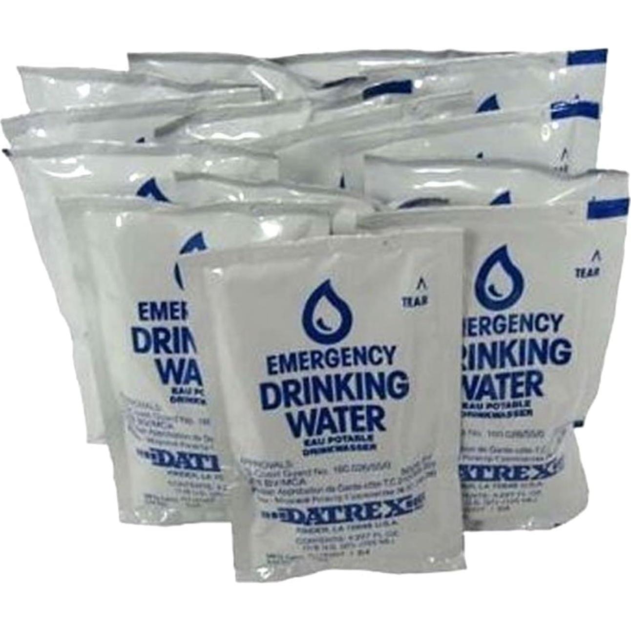 Agua de Emergencia Datrex 120 g - 18 Sachets + Tabletas Potable Aqua