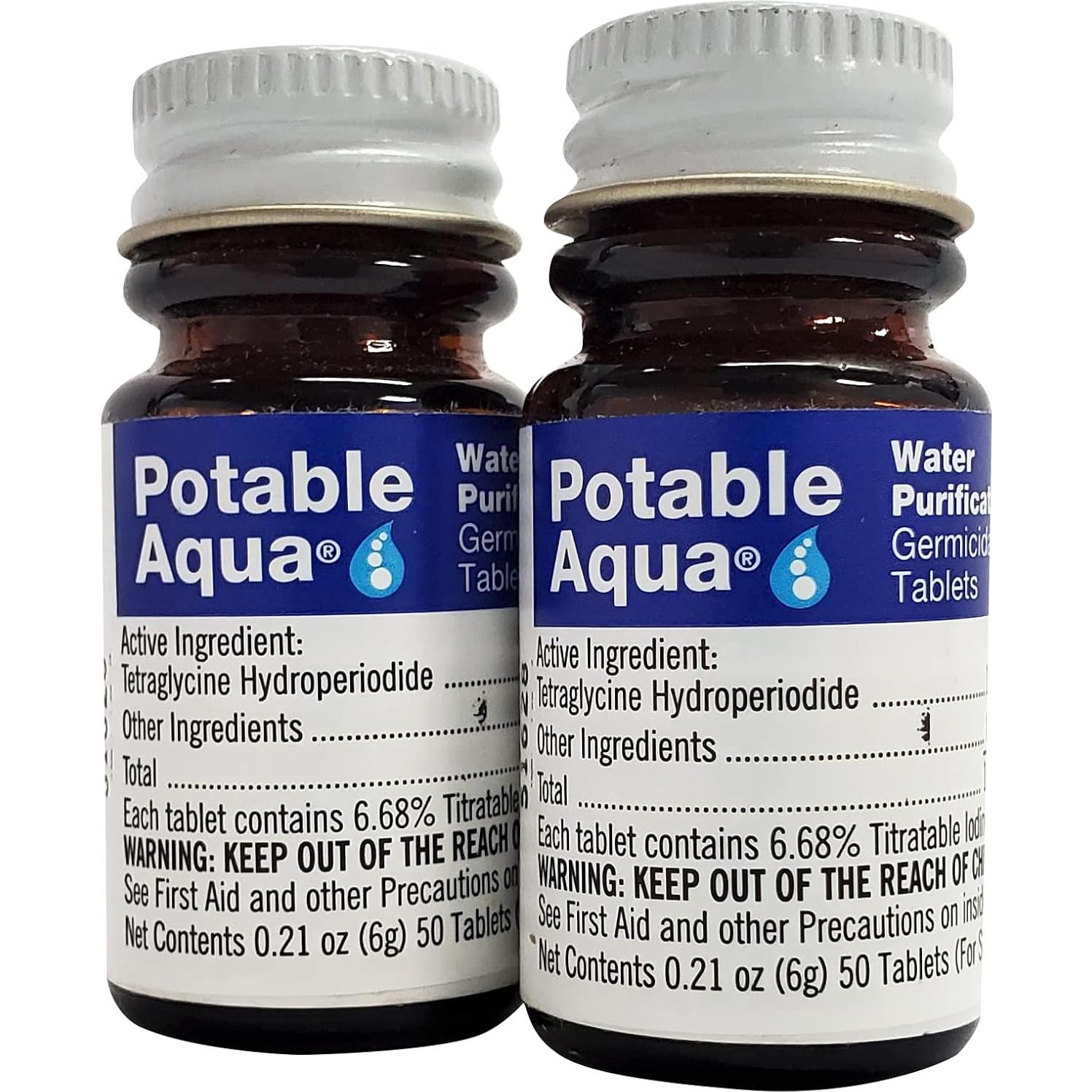 Agua de Emergencia Datrex 120 g - 18 Sachets + Tabletas Potable Aqua