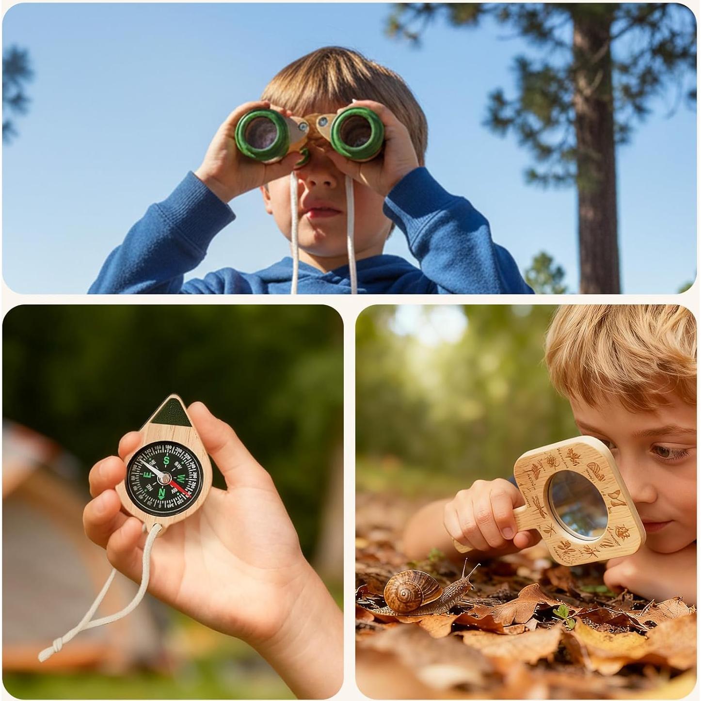 Kit de Explorador de Naturaleza Montessori con Visor de Insectos