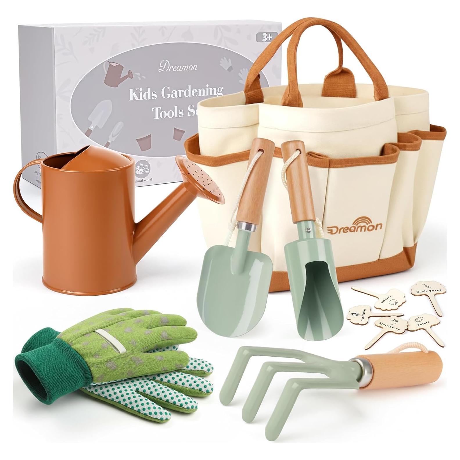 Juego de Jardinería para Niños Dreamon con Bolsa y Herramientas