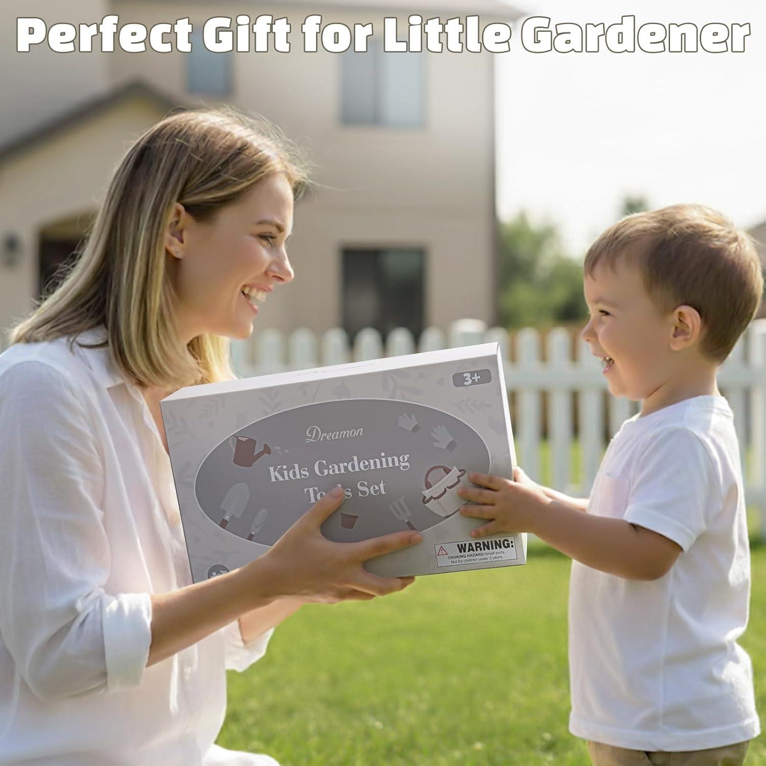 Juego de Jardinería para Niños Dreamon con Bolsa y Herramientas