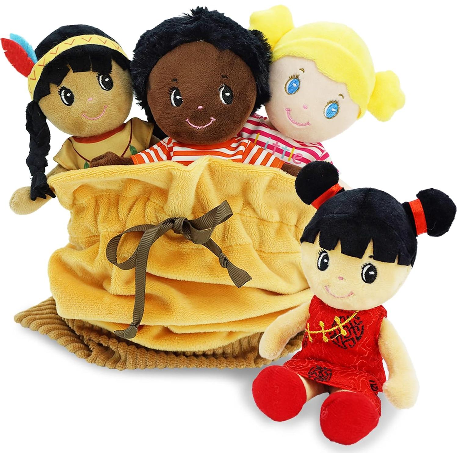 Juego de Muñecas Suaves June Garden - Diversidad Cultural 22.86 cm