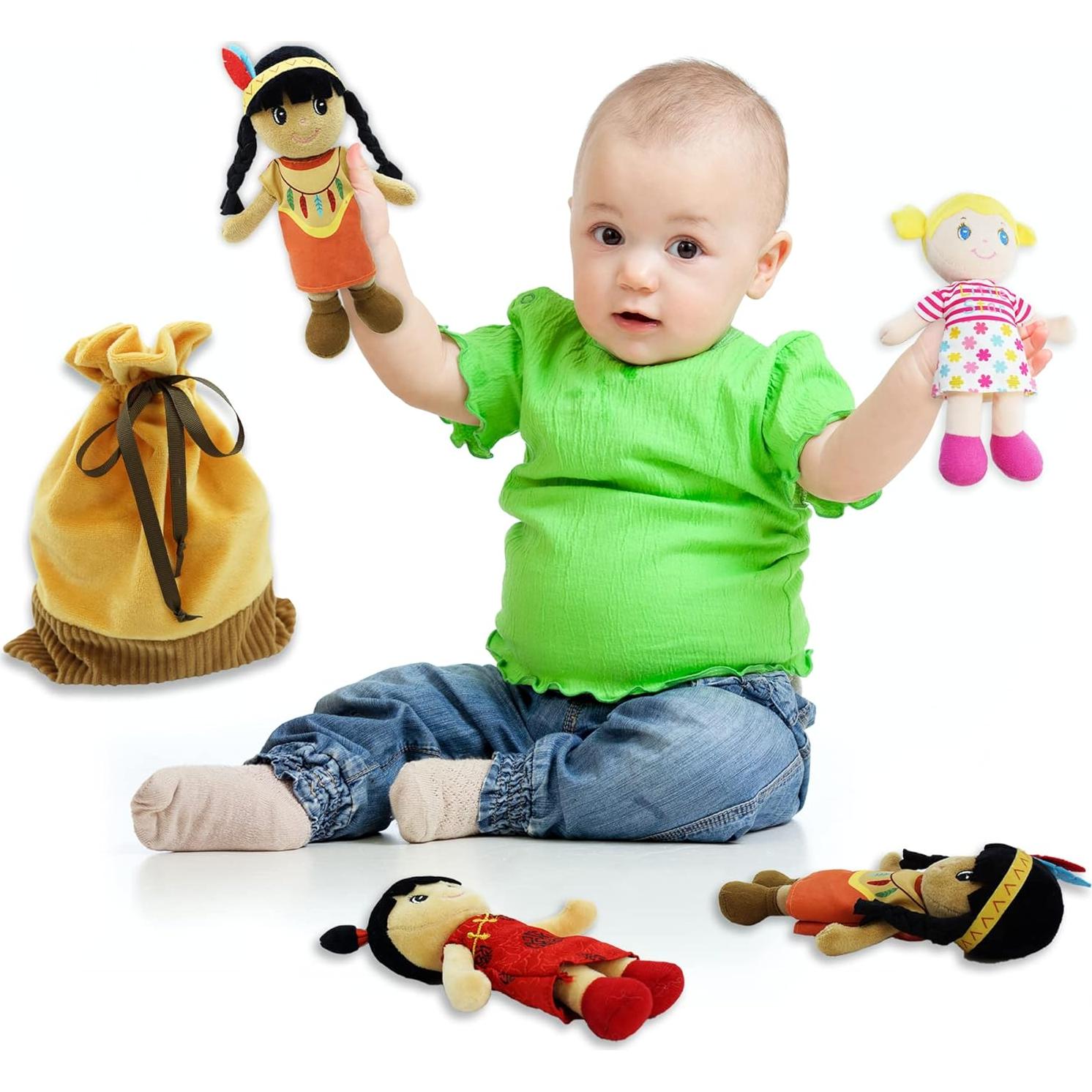 Juego de Muñecas Suaves June Garden - Diversidad Cultural 22.86 cm