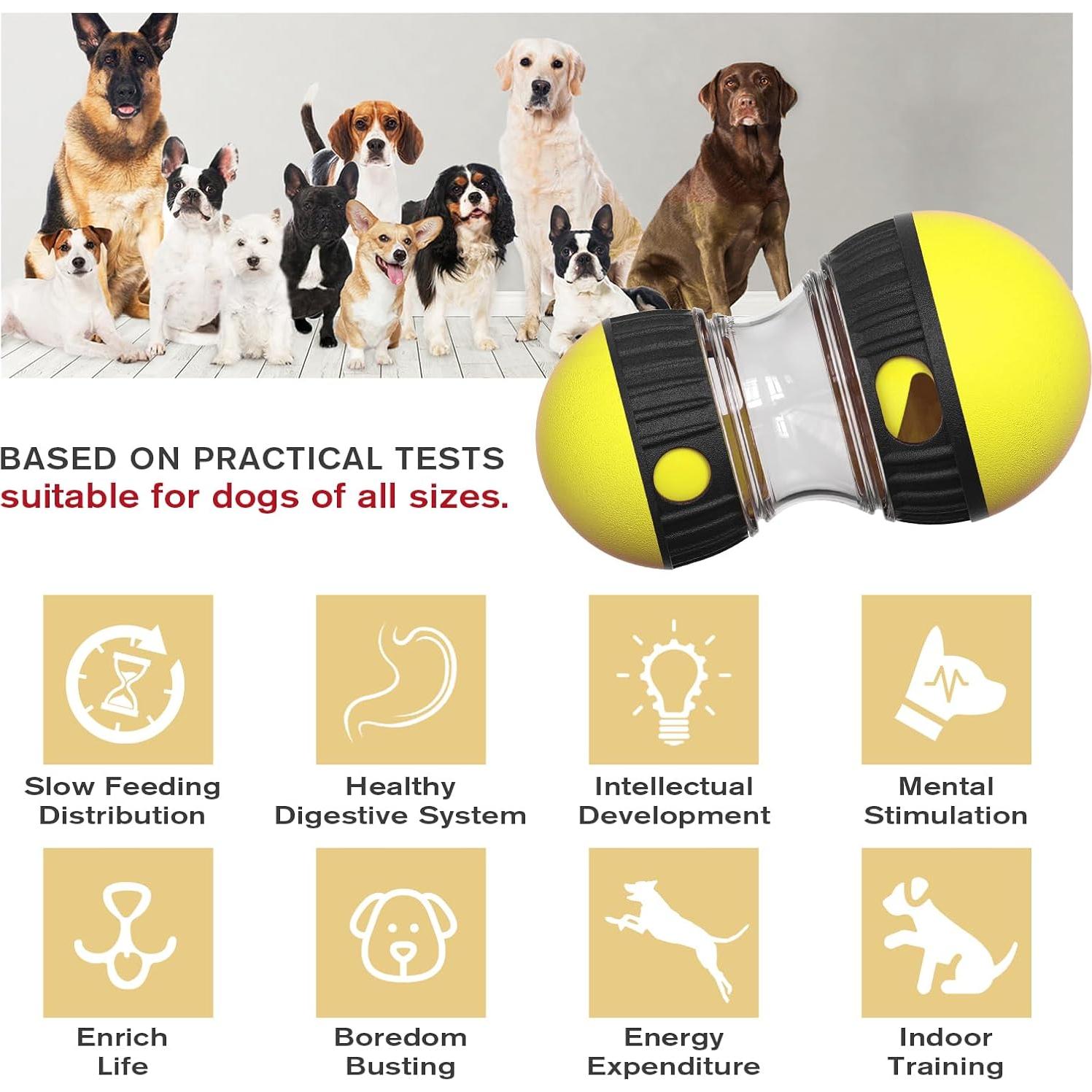 Juguete Interactivo para Perros Mloowa Dispensador Ajustable