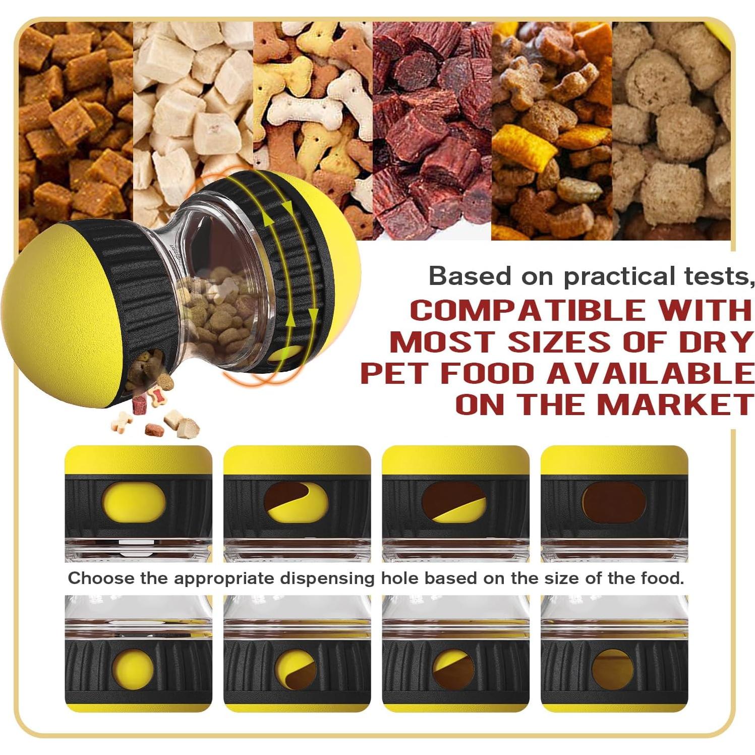 Juguete Interactivo para Perros Mloowa Dispensador Ajustable