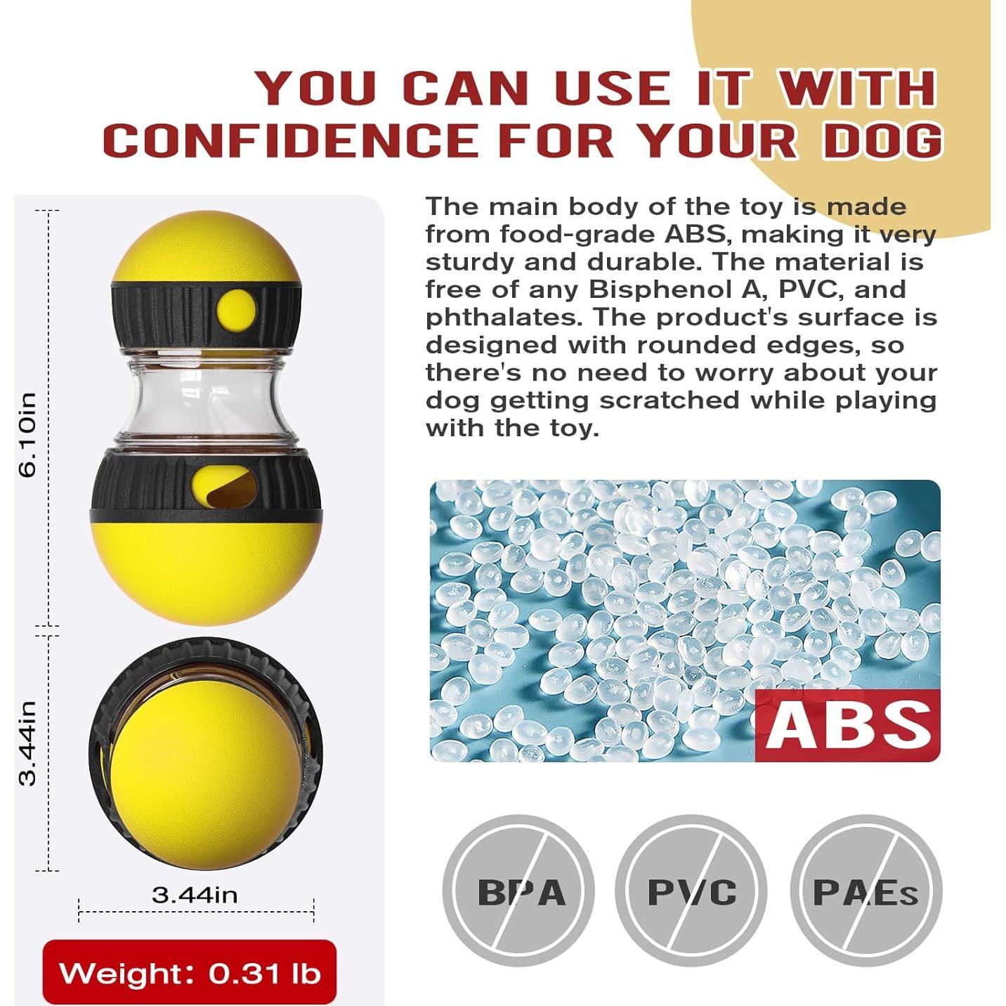 Juguete Interactivo para Perros Mloowa Dispensador Ajustable