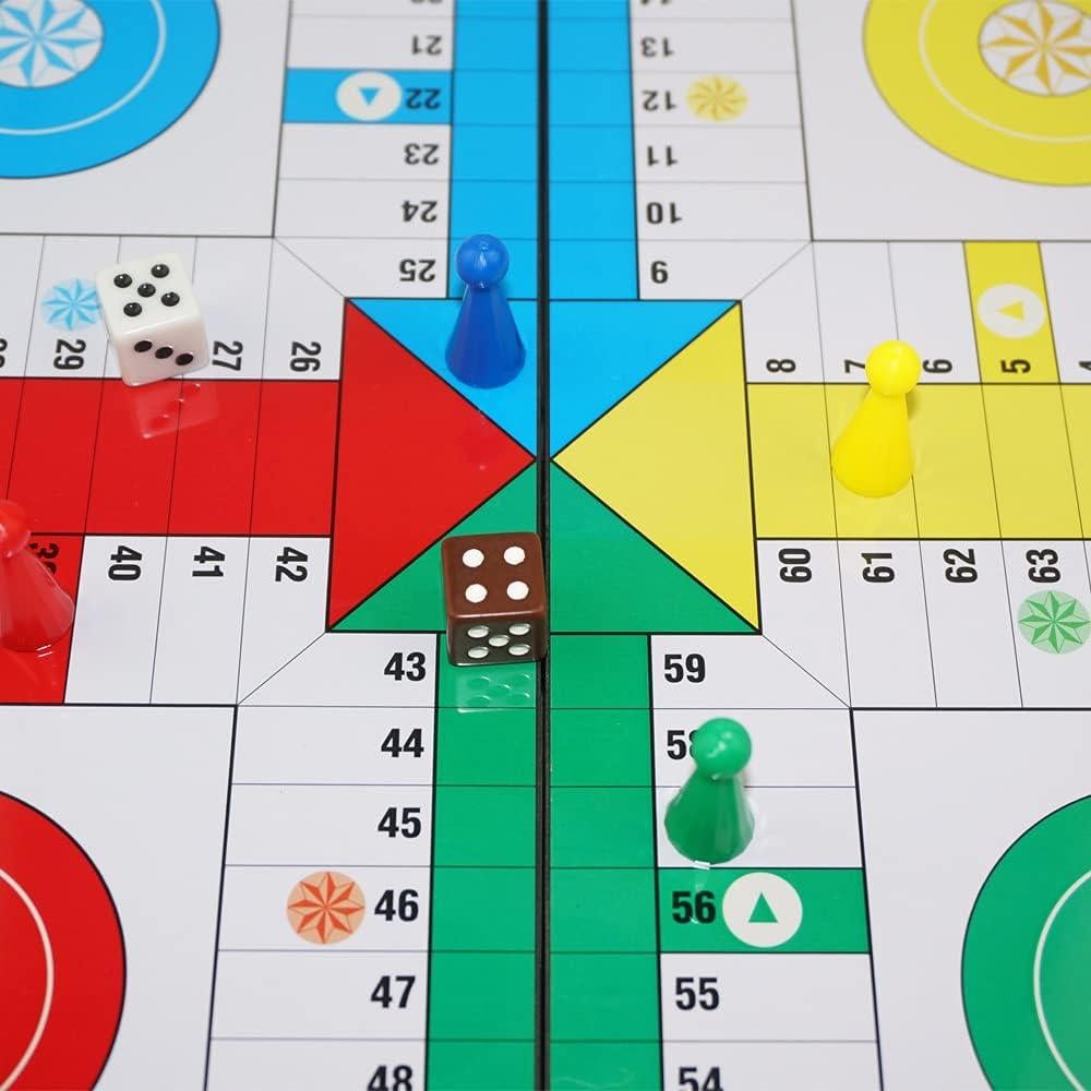Juego de Ludo Magnético Plegable KOKOSUN 24 cm para Viajes