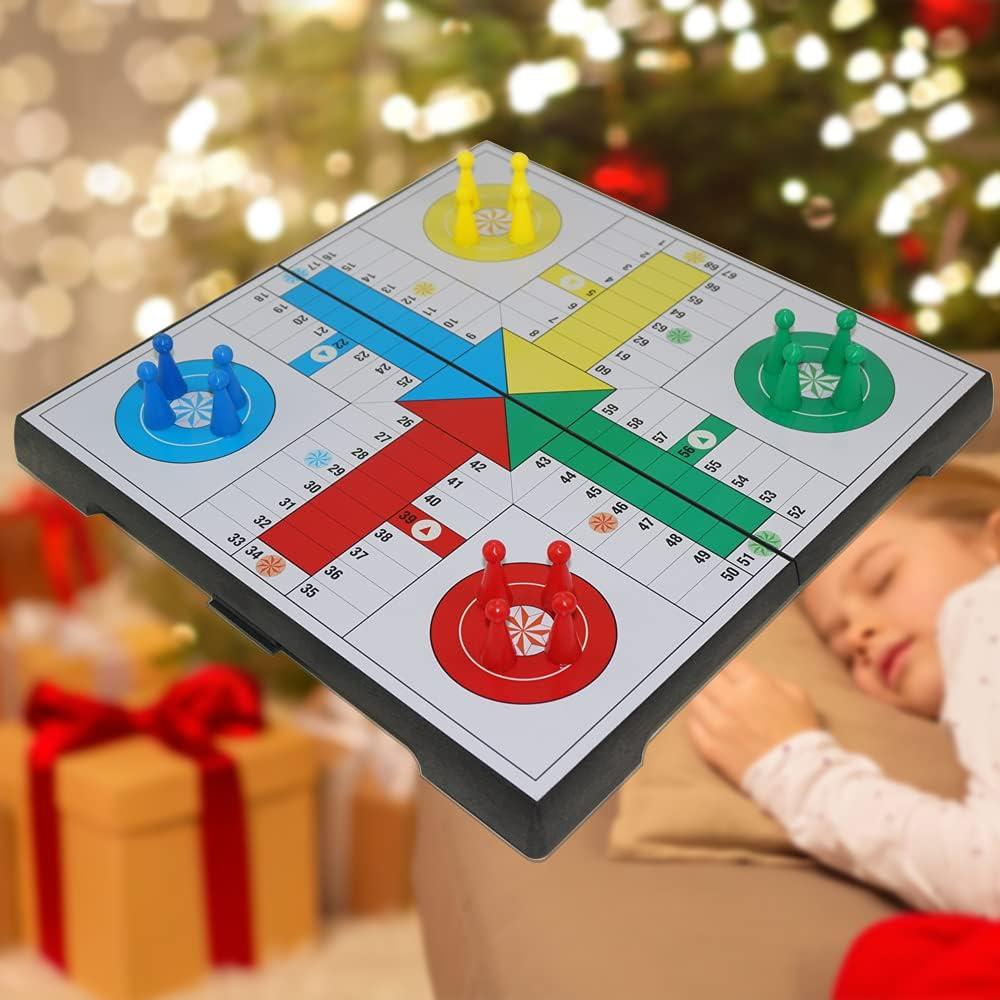 Juego de Ludo Magnético Plegable KOKOSUN 24 cm para Viajes