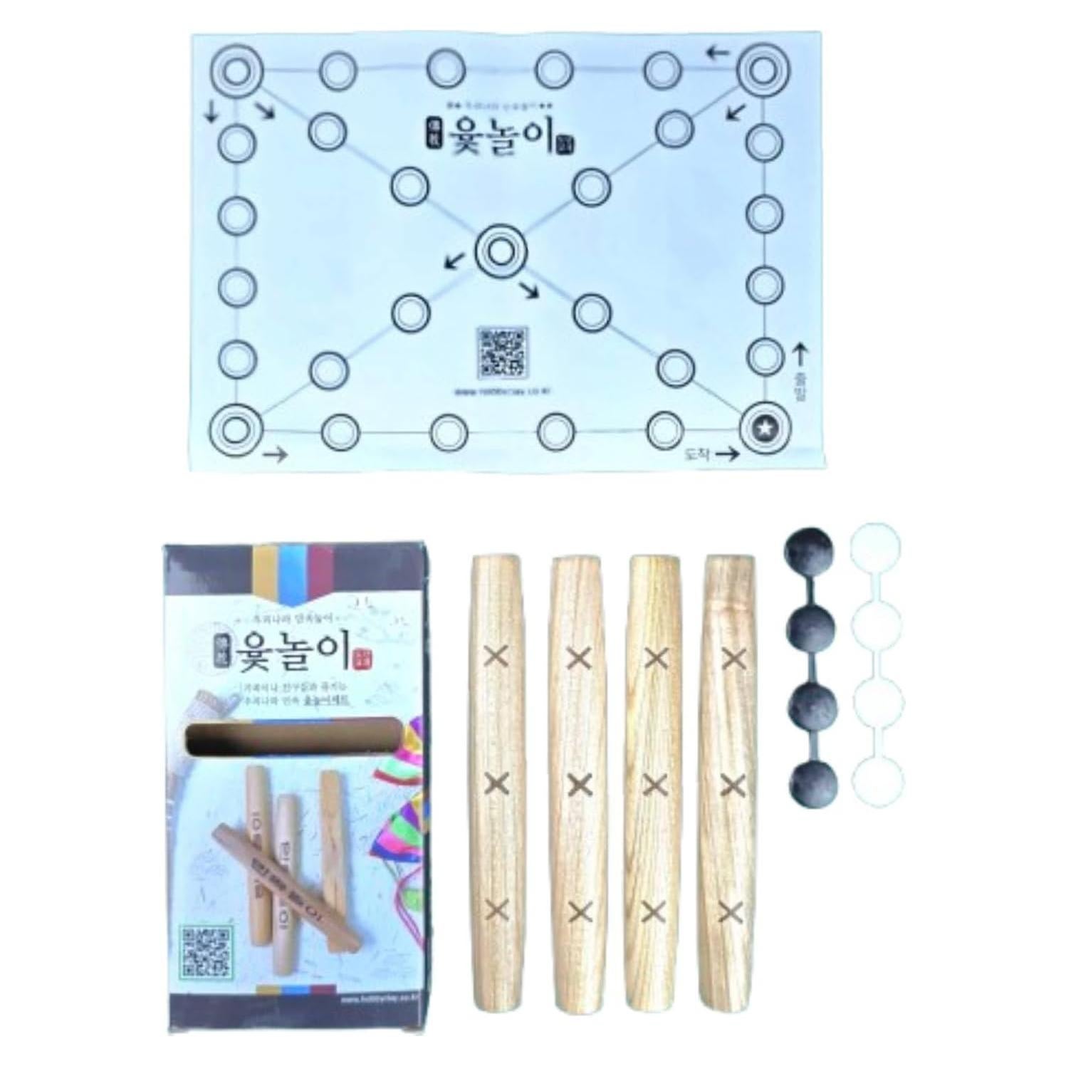 Juego de Mesa YUT Nori Coreano - Tradicional Familiar Educativo