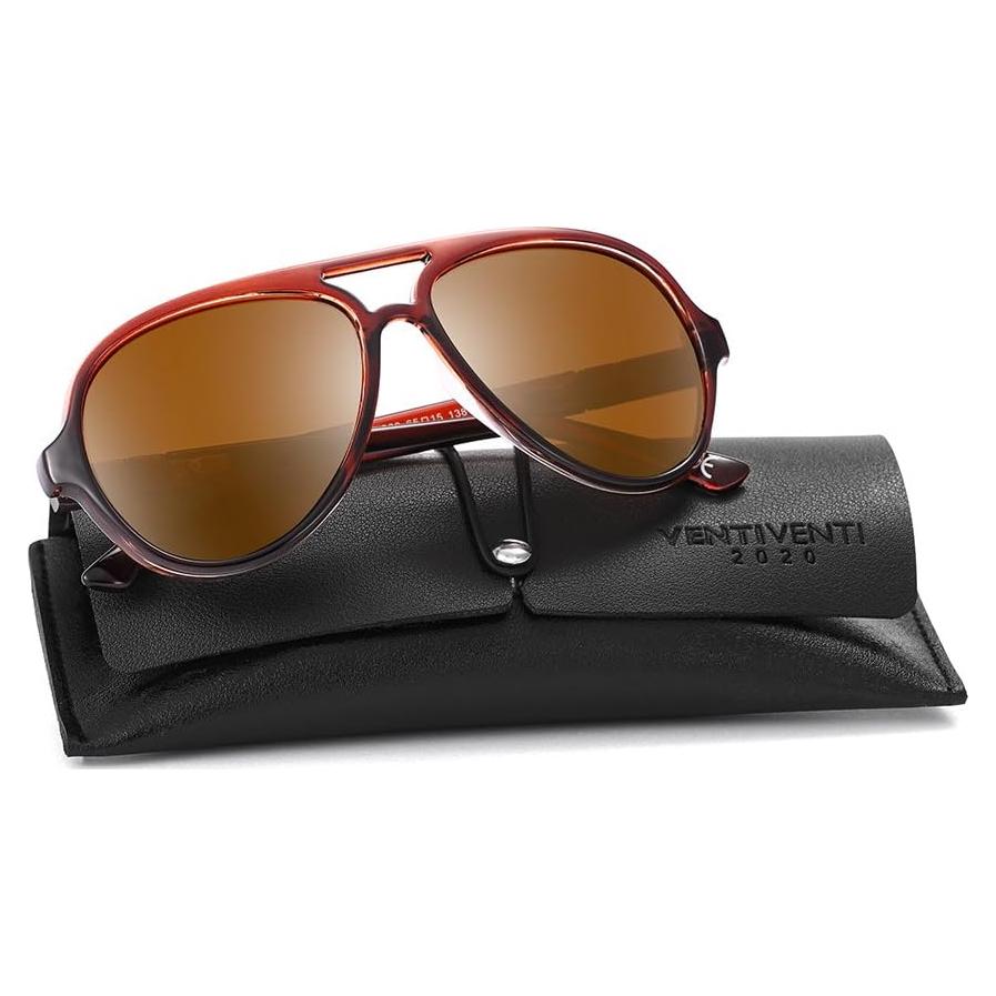 Gafas de sol aviador Polarizadas PL302C03 Marrón