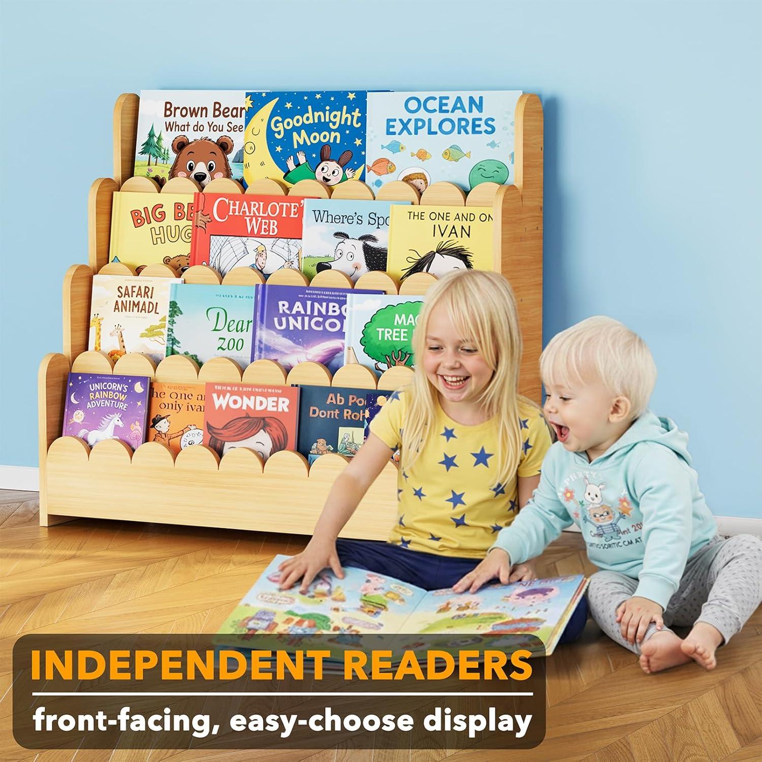 Estantería Montessori SpaceAid 4 Niveles 75.2 cm Natural