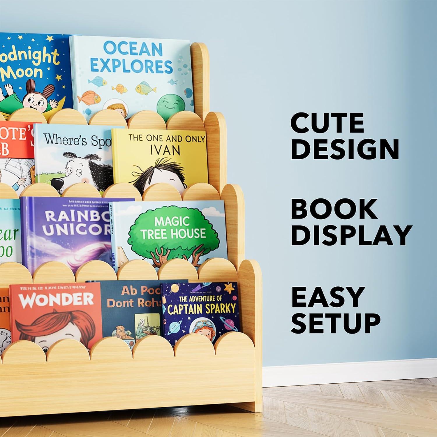 Estantería Montessori SpaceAid 4 Niveles 75.2 cm Natural