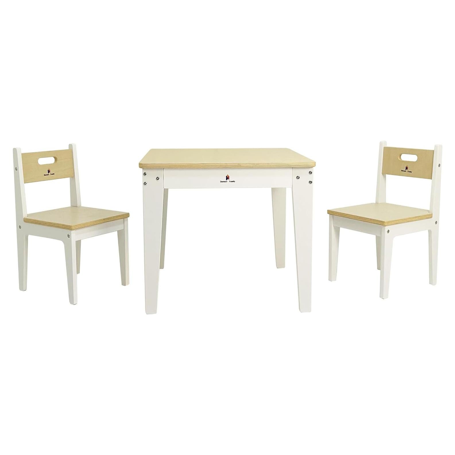 Conjunto Mesa y Sillas de Madera Damoch para Niños - Montessori