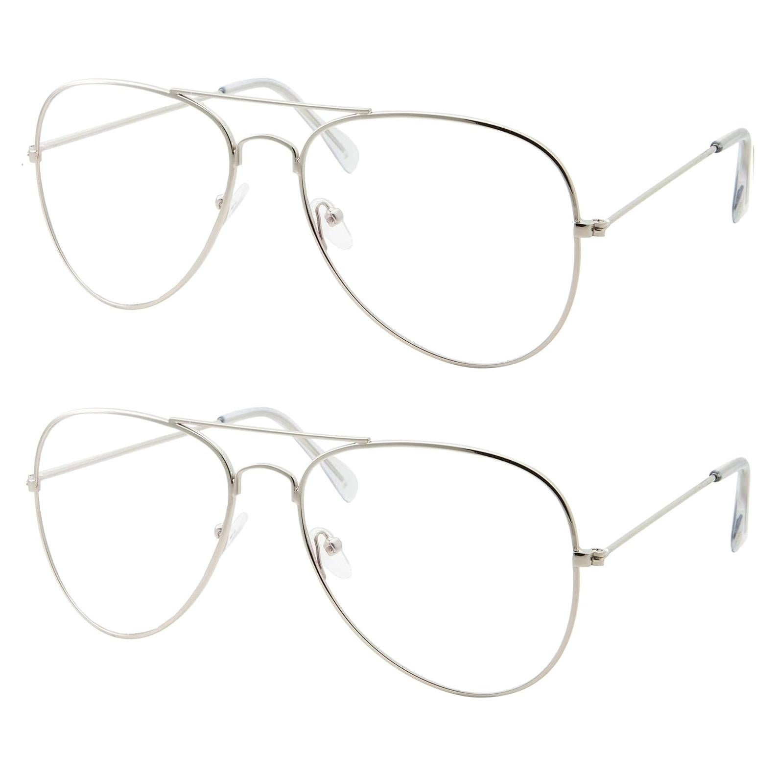 Gafas Anti Luz Azul GrinderPUNCH Retro Aviador 2 Pzas