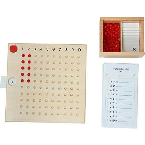 Tablero de Multiplicación Montessori DANNI para Bebés +3 Años