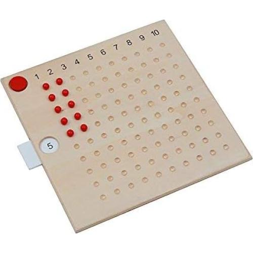Tablero de Multiplicación Montessori DANNI para Bebés +3 Años