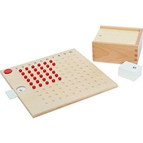 Tablero de Multiplicación Montessori DANNI para Bebés +3 Años