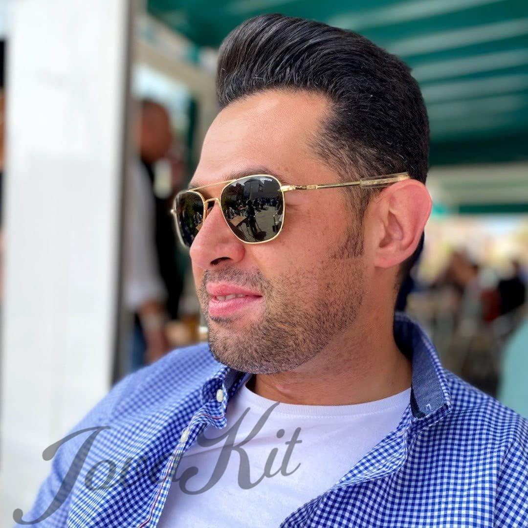 Gafas de sol aviador JOVAKIT polarizadas UV400 estilo militar
