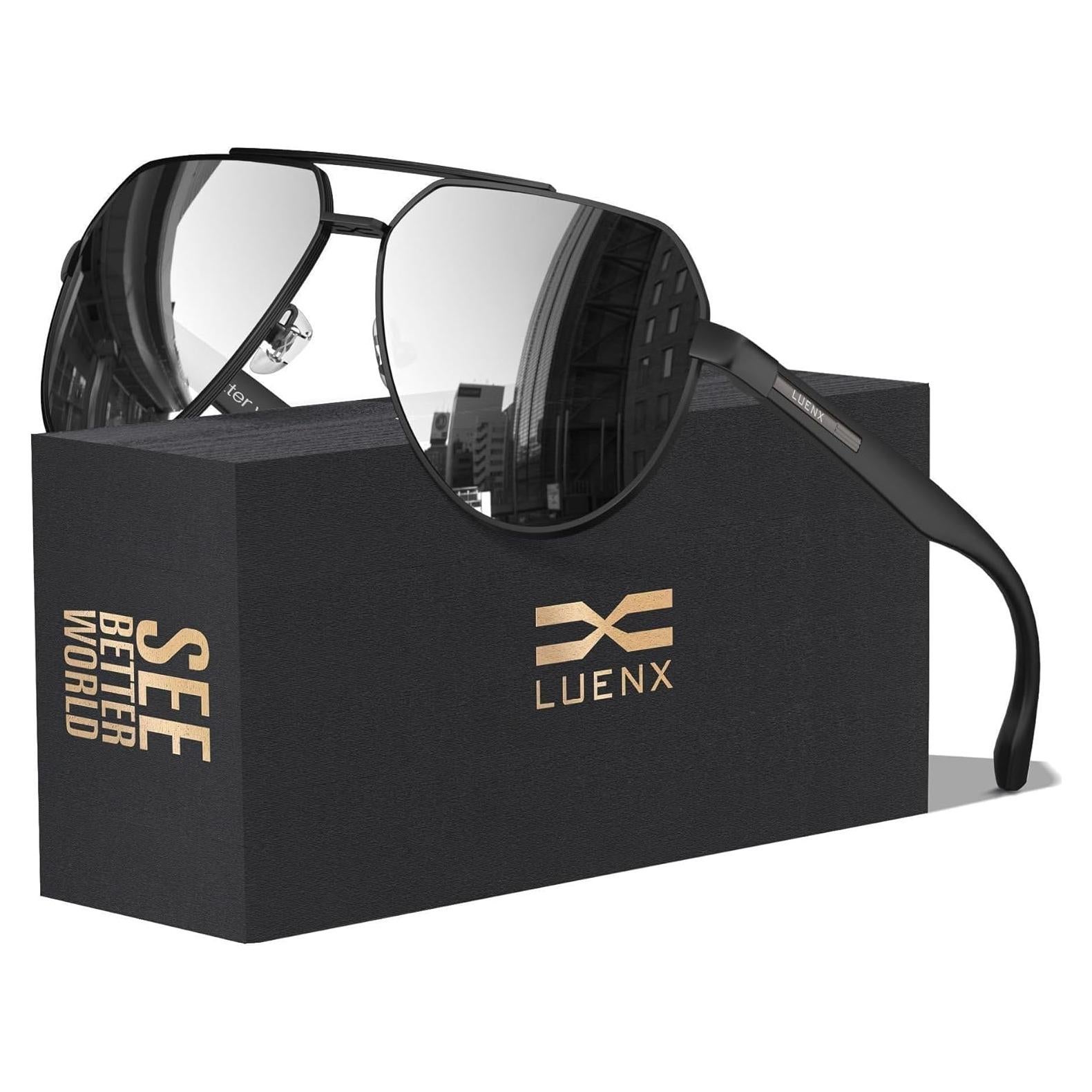 Gafas de sol LUENX Aviador Polarizadas UV400 para Hombres