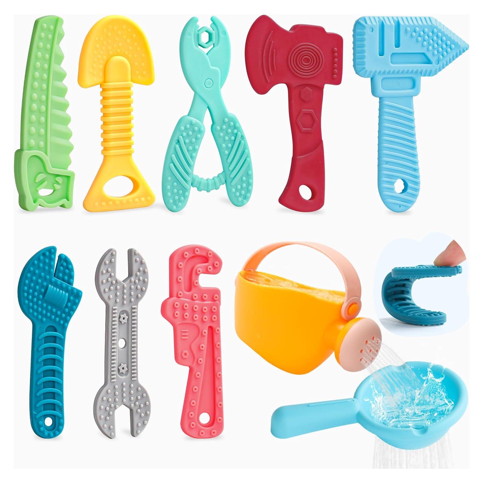 Juguetes de baño Fajiabao 10PCS para bebés 1-3 años