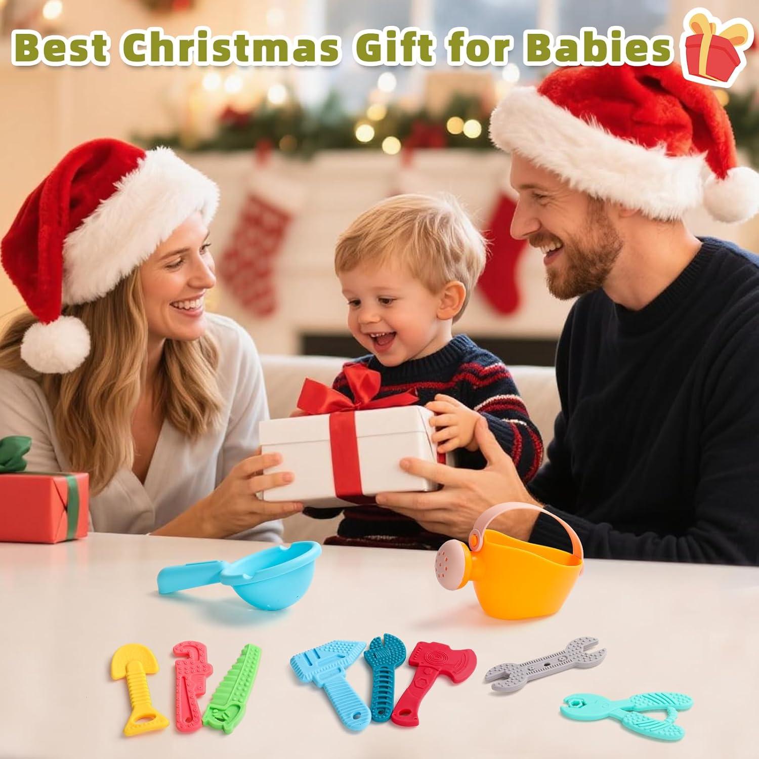 Juguetes de baño Fajiabao 10PCS para bebés 1-3 años